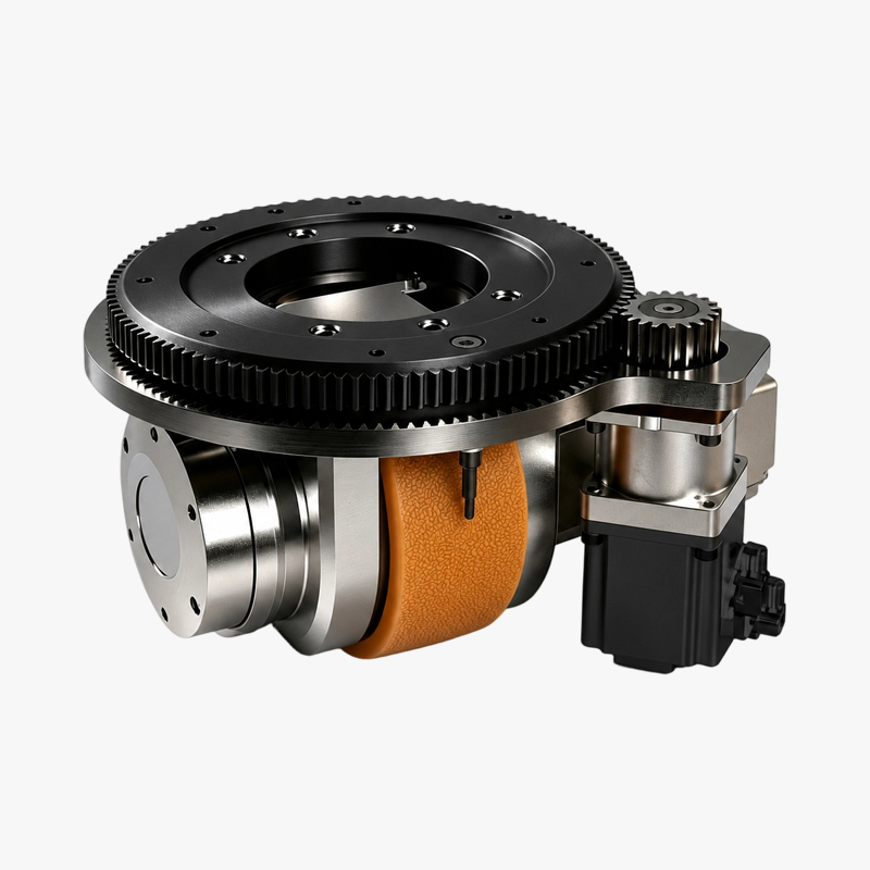 Horizontal AGV/AMR Drive-Steering Unit β Double-Sided Wheel Support