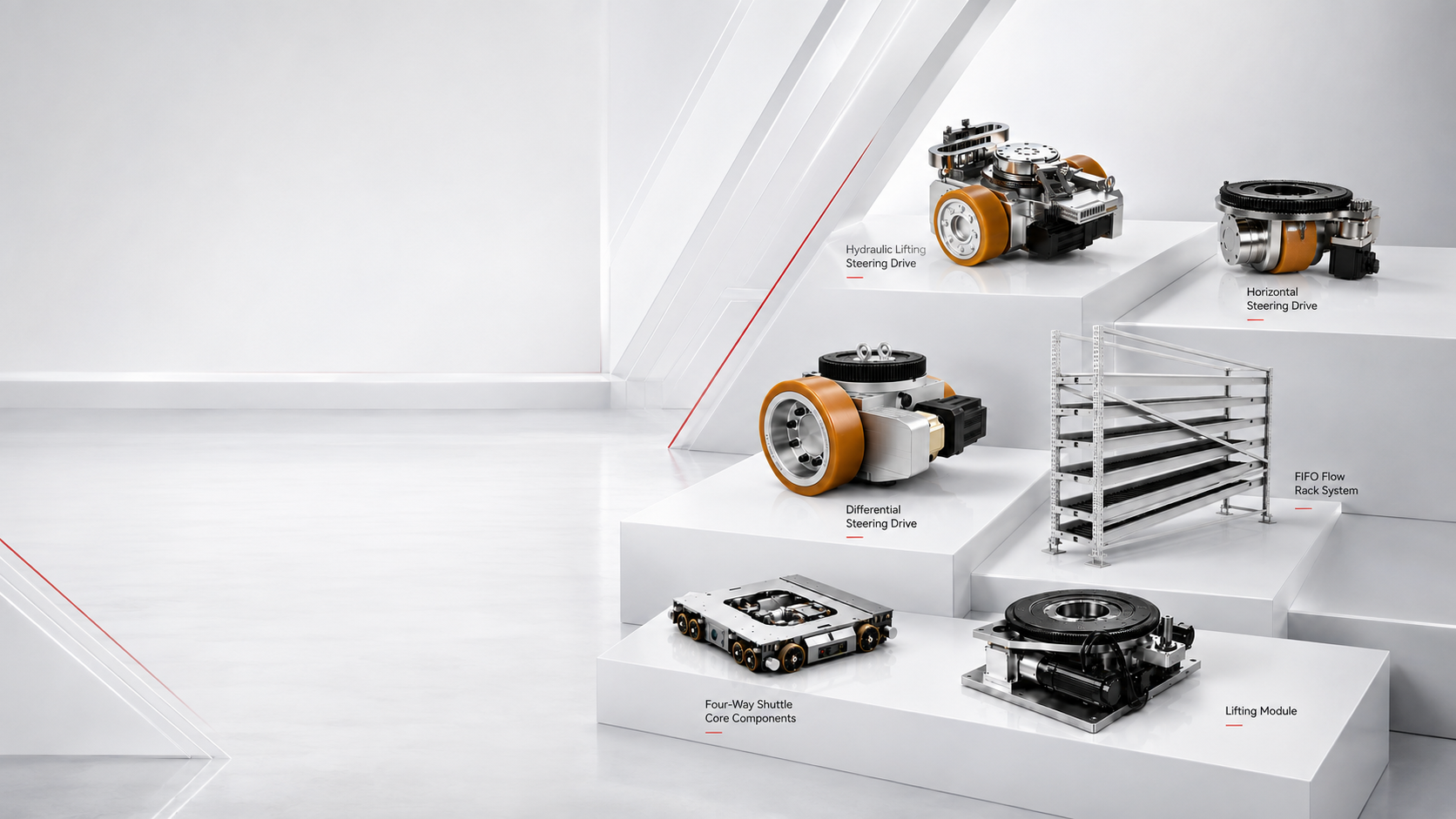 JY ROBOT drive and lifting component assembly